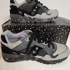 Saucony Shadow 5000 Black and Gray Sneakers ALBINO & PRETO
